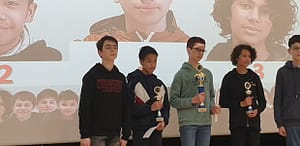 Le championnat de Bretagne jeunes 2024. Ali s'impose en champion (U14), Augustin remporte l'Open A. 8