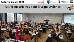 Le championnat de Bretagne jeunes 2024. Ali s'impose en champion (U14), Augustin remporte l'Open A. 4