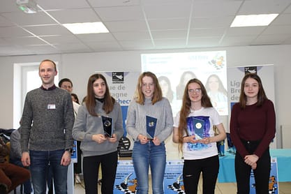 Championnat Bretagne Jeunes 2 Podium Benjamine Bretagne 2020