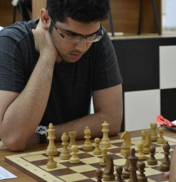 Pouya présent à la coupe du monde d'échecs 1