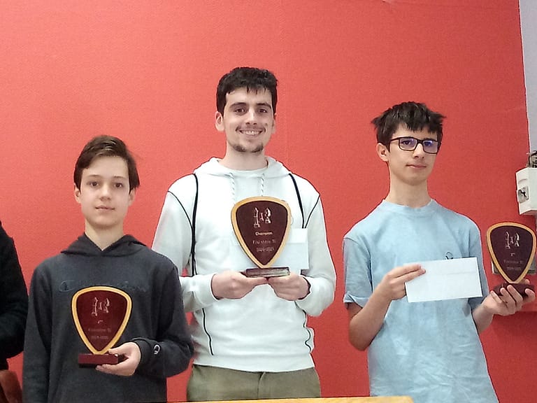 3 podiums Brestois au Championnat Individuel du Finistère 2 3 podiums Brestois au Championnat Individuel du Finistère 2