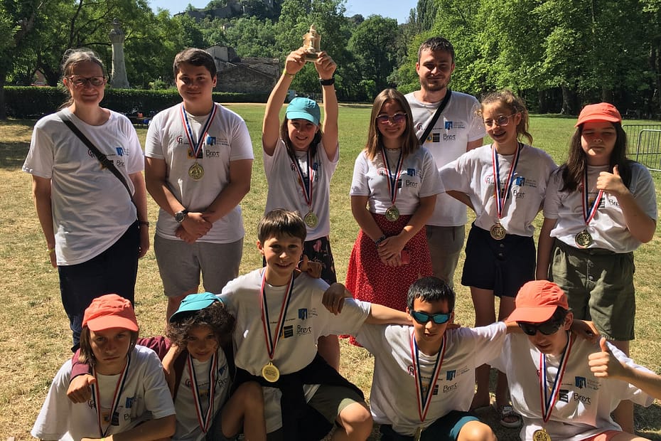 Penn Ar c'Hleuz 10e du championnat de France des collèges 1